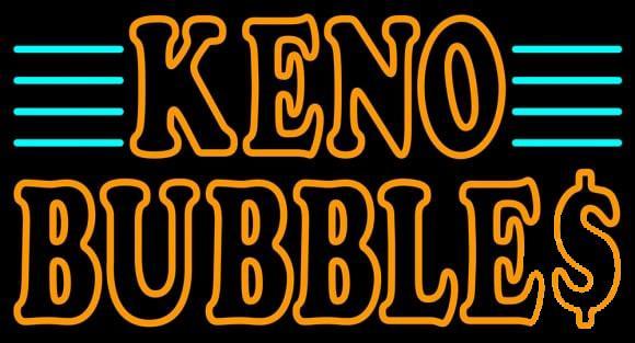 Keno Bubbles Neon Sign